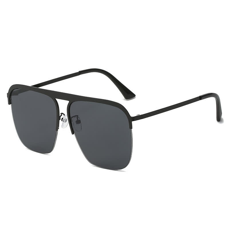 Spykay™ SG60864 Square Frame Semi-Rimless Oversized Sunglasses - Grey - image 13