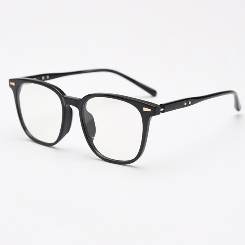 Spykay™ EG26868 Large Square Frame Anti-blue Light Retro Classic Glasses  - Black - image 4