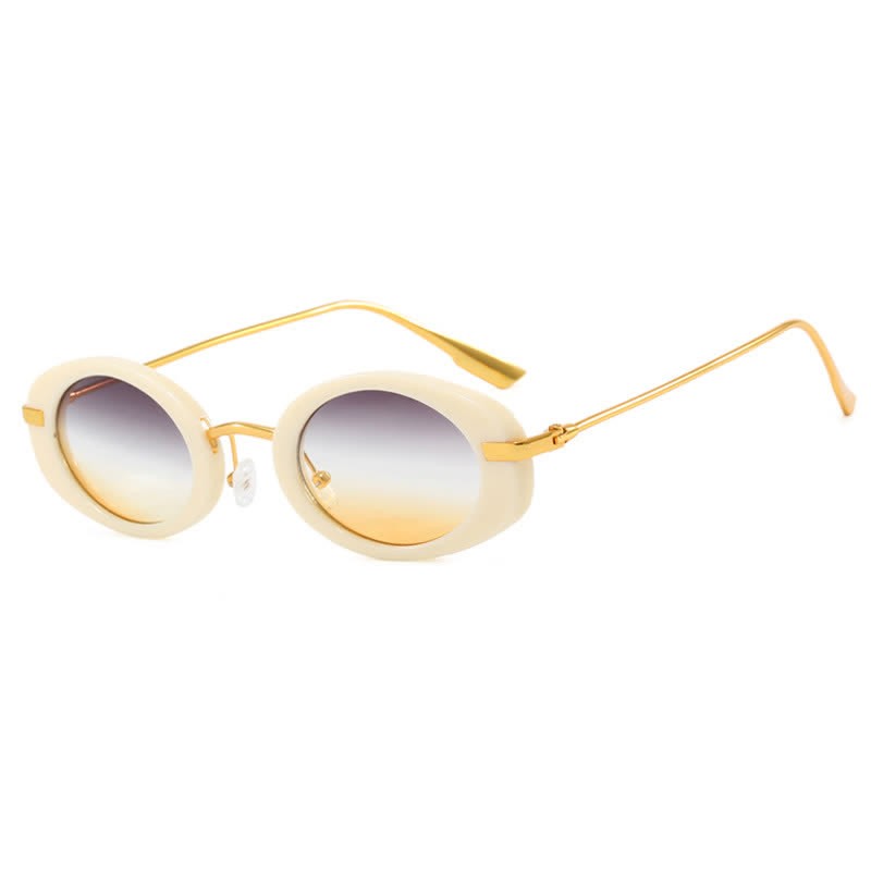 Spykay™ SG60840 Vintage Small Oval Frame Sunglasses