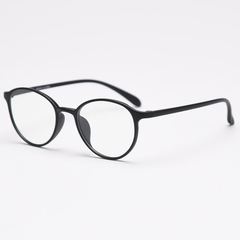 Spykay™ EG26866 Oval Frame Anti-blue Light Simple Classic Lightweight Glasses  - Matte Black - image 14