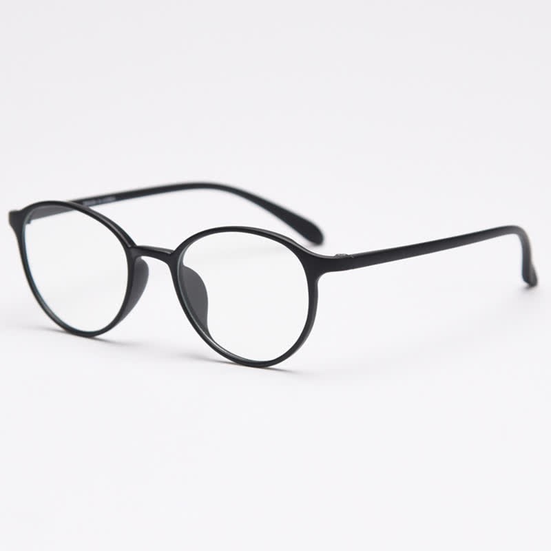 Spykay™ EG26866 Oval Frame Anti-blue Light Simple Classic Lightweight Glasses  - Matte Black - image 14