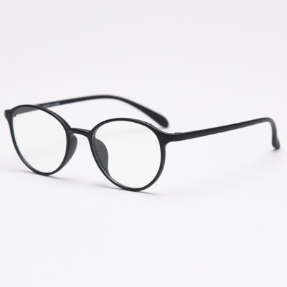 Spykay™ EG26866 Oval Frame Anti-blue Light Simple Classic Lightweight Glasses  - Matte Black - image 14