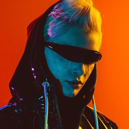 Spykay™ SG61011 One-piece Color Mirror Lens Monolens Cyclops Robotic Futuristic Narrow Y2K Punk Sunglasses - image 6