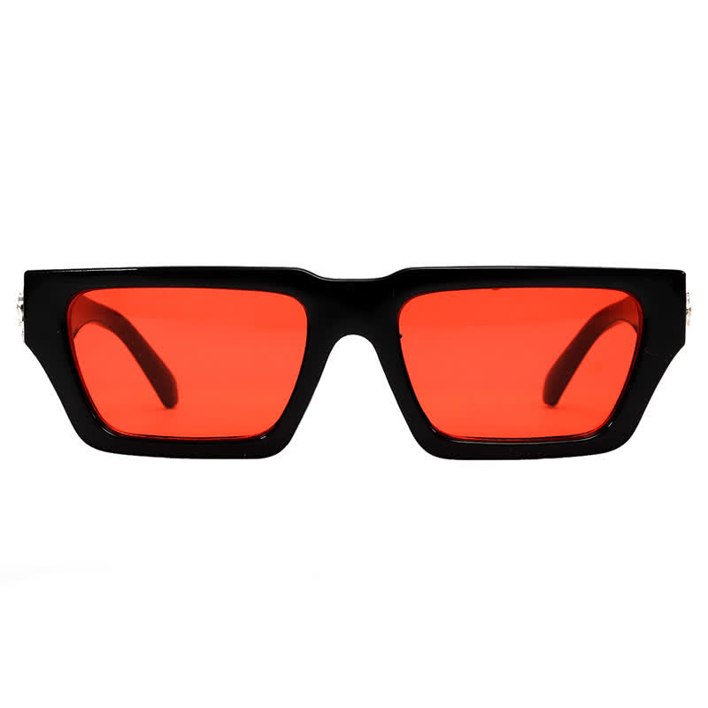 Spykay™ SG61019 Unsiex Rhinestone Cross Decor Square Frame Sunglasses - image 11