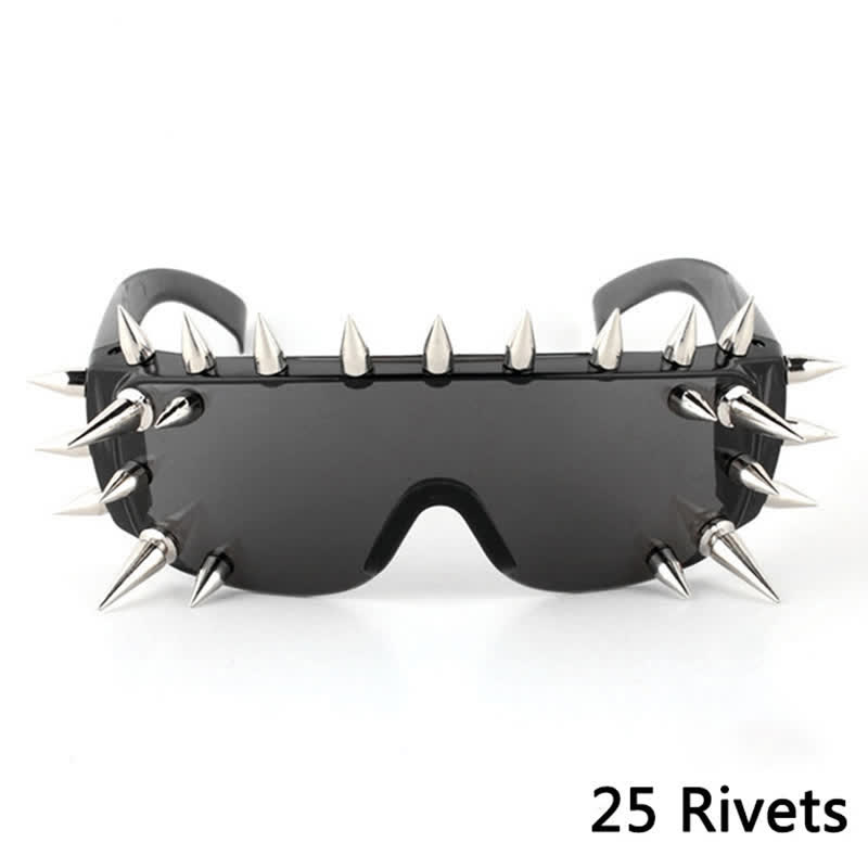 Spykay™ SG60834 Rivet Decor Y2K Cyberpunk Hipster Sunglasses - image 3