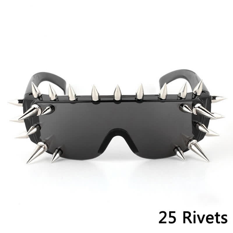 Spykay™ SG60834 Rivet Decor Y2K Cyberpunk Hipster Sunglasses - image 3