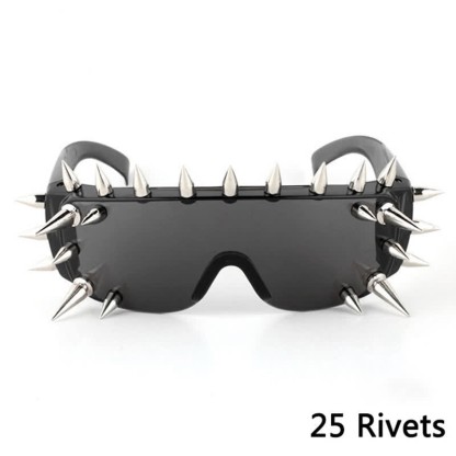 Spykay™ SG60834 Rivet Decor Y2K Cyberpunk Hipster Sunglasses - image 3