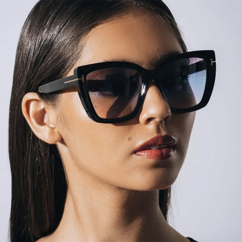 Spykay™ SG60753 'T' Design Square Frame Oversized Sunglasses