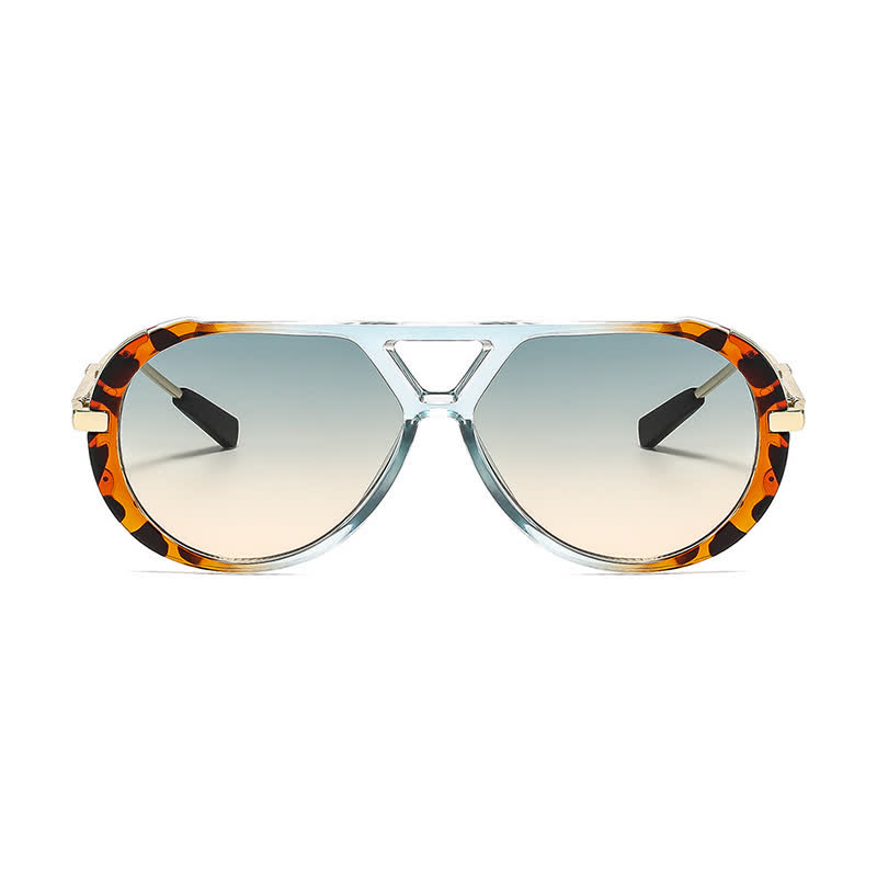 Spykay™ SG60737 Double Bridges Tortoiseshell Oval Frame Sunglasses - image 6