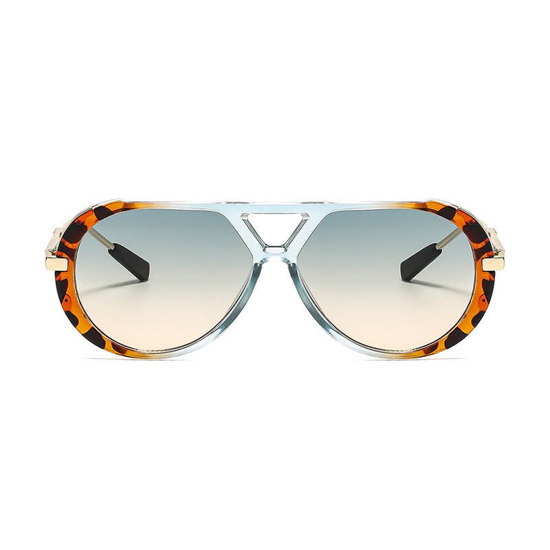 Spykay™ SG60737 Double Bridges Tortoiseshell Oval Frame Sunglasses - image 6
