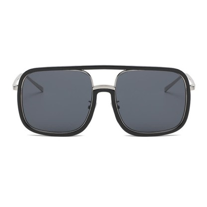 Spykay™ SG60732 Tortoise Pattern Flat Top Square Frame Double Bridges Sunglasses - image 9