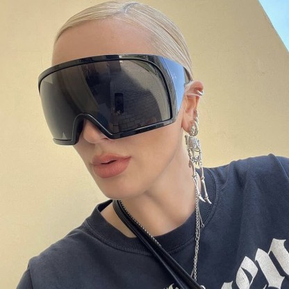Spykay™ SG60903 One-piece Lens Oversized Wrap Around Futuristic Sunglasses For Outdoor Sports - image 5