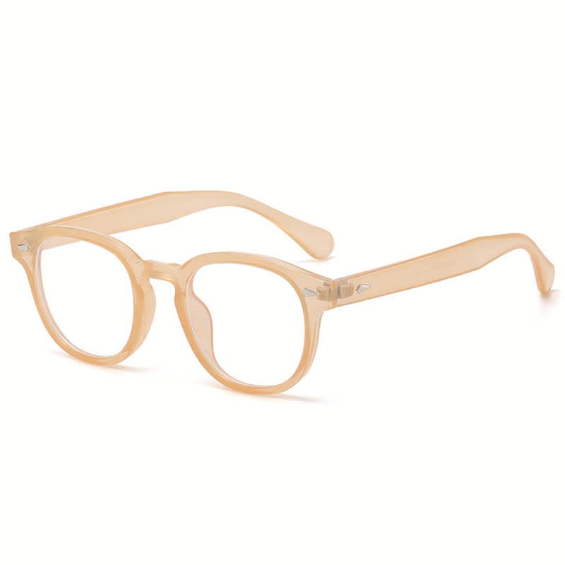 Spykay™ EG26875 Retro Round Frame Anti-blue Light Glasses - Yellow - image 11