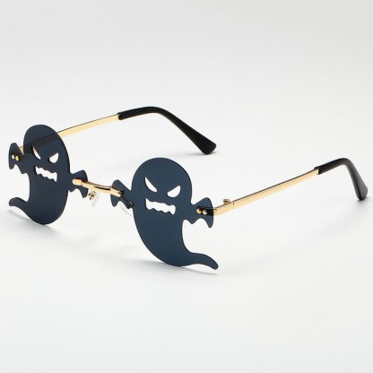 Spykay™ SG60988 Halloween Skull Ghost Sunglasses for Women Men - Black C - image 12