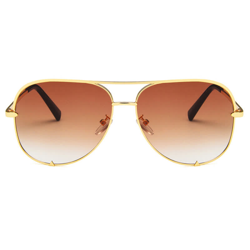 Spykay™ SG60837 Vintage Double Bridges Aviator Frame Sunglasses For Driving