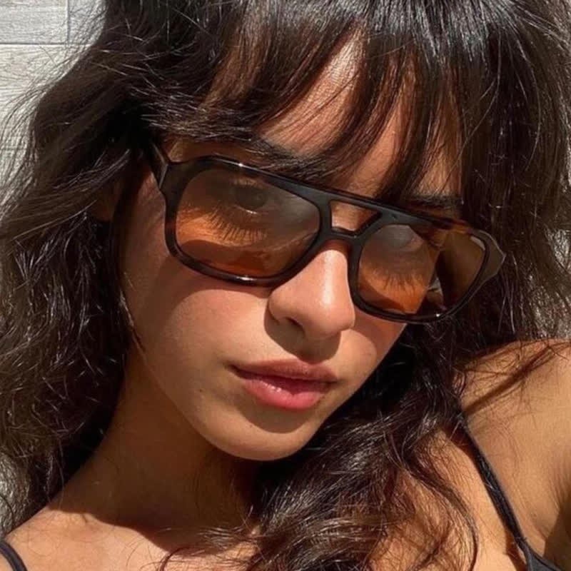 Spykay™ SG60718 Double Bridges Square Frames Retro-Vintage Sunglasses - image 31