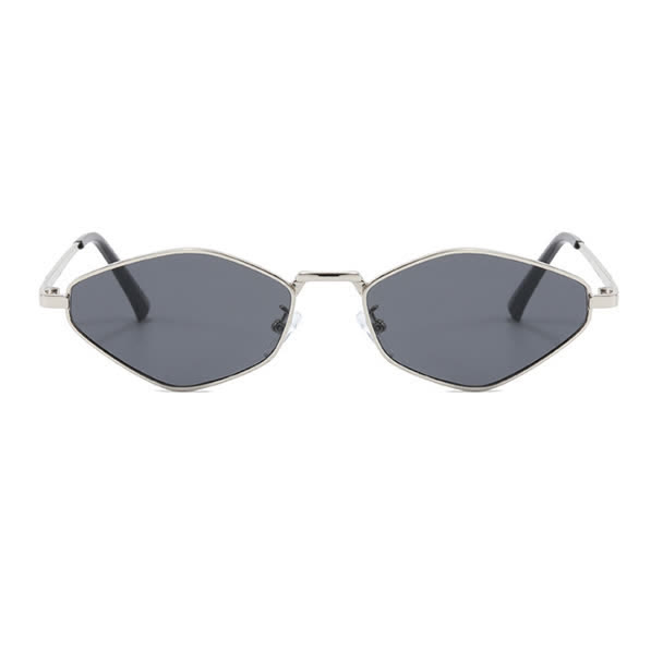Spykay™ SG60713 Small Rhombus Frame Metal Temples Sunglasses