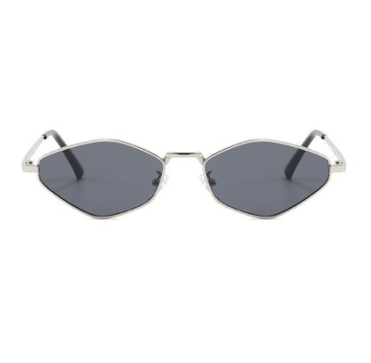 Spykay™ SG60713 Small Rhombus Frame Metal Temples Sunglasses