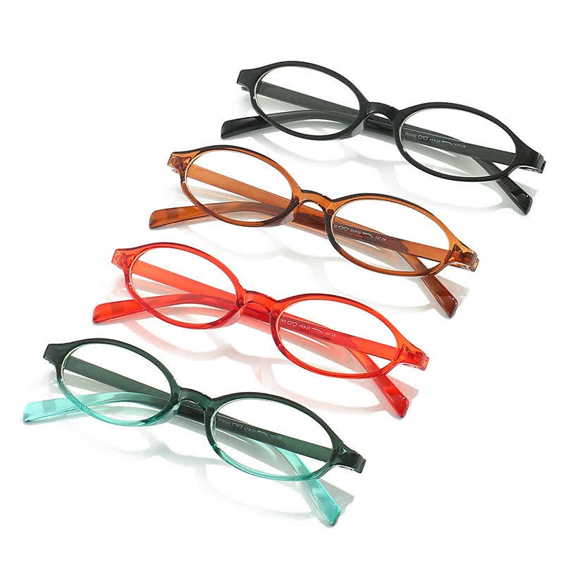Spykay™ EG26885 Anti-blue Light Retro Small Oval Frame Y2K Hipster Eyeglasses - image 30