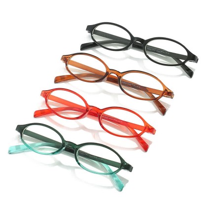 Spykay™ EG26885 Anti-blue Light Retro Small Oval Frame Y2K Hipster Eyeglasses - image 30
