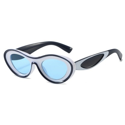 Spykay™ SG1011 Y2K Oval Frame Dopamine Color Sunglasses