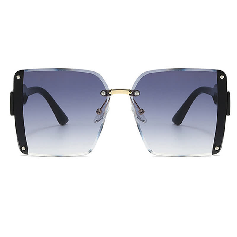 Spykay™ SG60835 Square Frame Oversized Rimless Sunglasses - image 6