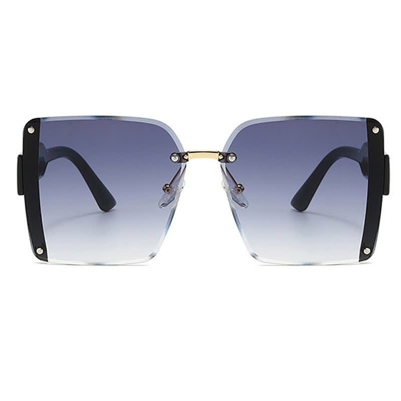 Spykay™ SG60835 Square Frame Oversized Rimless Sunglasses - image 6