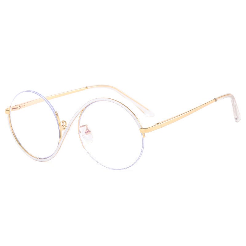 Spykay™ EG26662 "S" Design Metal Semi-Rimless Round Frame Unique Retro-Vintage Glasses - image 21