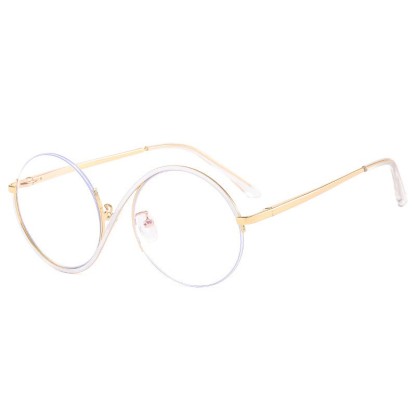 Spykay™ EG26662 "S" Design Metal Semi-Rimless Round Frame Unique Retro-Vintage Glasses - image 21