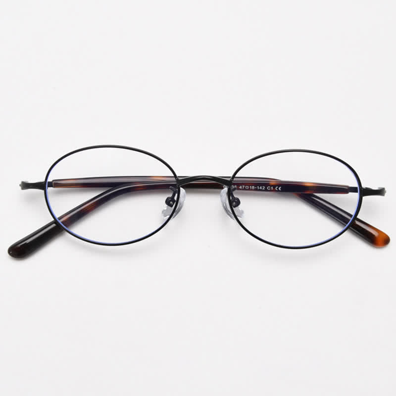 Spykay™ EG26867 Oval Frame Anti-blue Light Retro Classic Glasses  - image 3