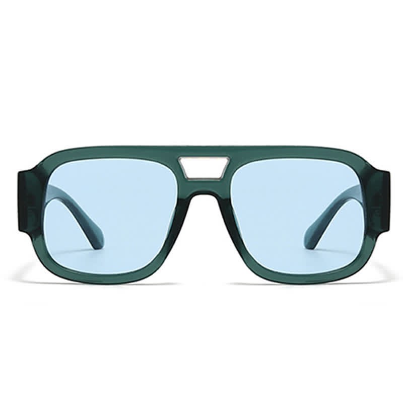 Spykay™ SG61016 Square Frame Double Bridges Classic Thick Sunglasses - image 16