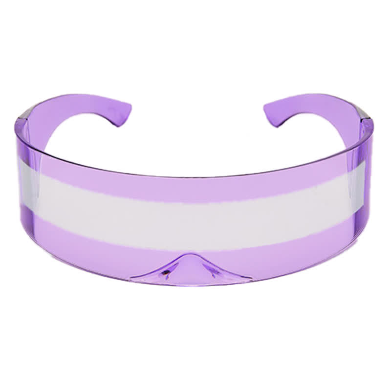 Spykay™ SG60721 Unisex Rectangle One-piece Frames Y2K Cyberpunk Sunglasses - image 24