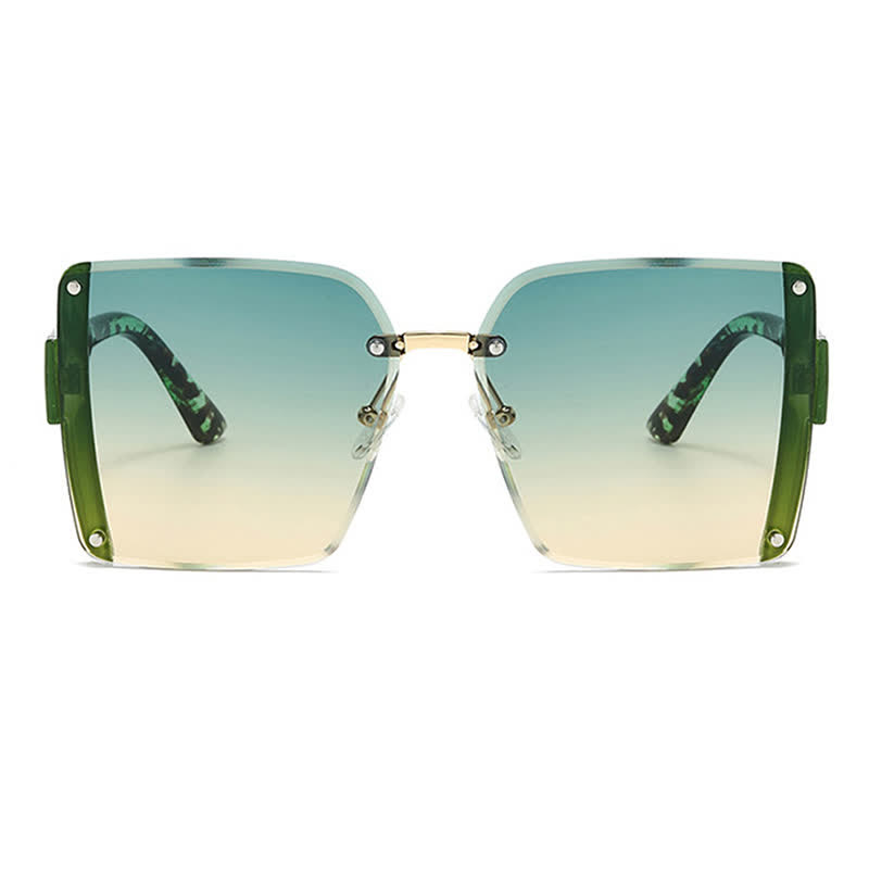 Spykay™ SG60835 Square Frame Oversized Rimless Sunglasses - image 3