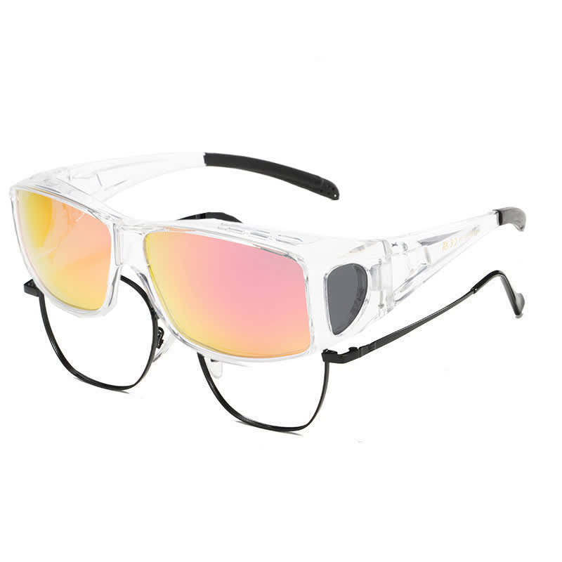 Spykay™ SG60963 Fit Over Glasses Polarized Sunglasses for Sports&Cycling - Clear - image 7