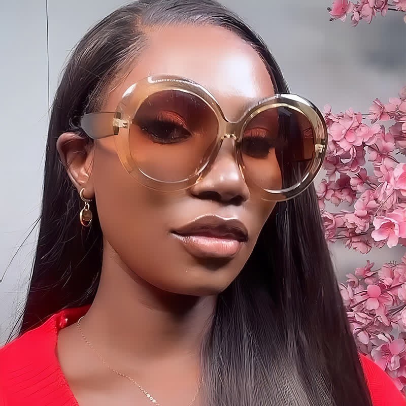 Spykay™ SG60881 Round Frame Hipster Oversized Sunglasses