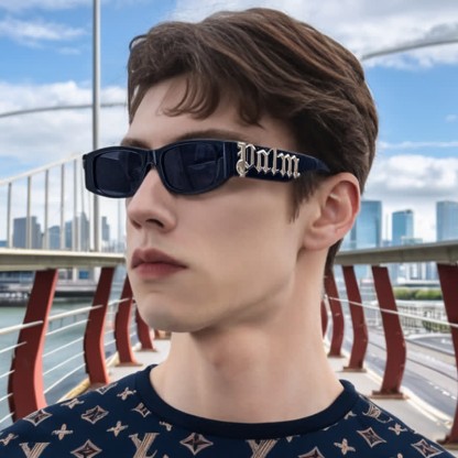 Spykay™ SG60686  Y2K Rectangle Frame Letter Sunglasses