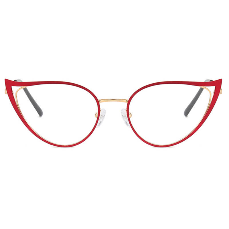 Spykay™ EG26880 Cat-Eye Metal Frame Hollow-out Anti-blue Light Glasses - image 7