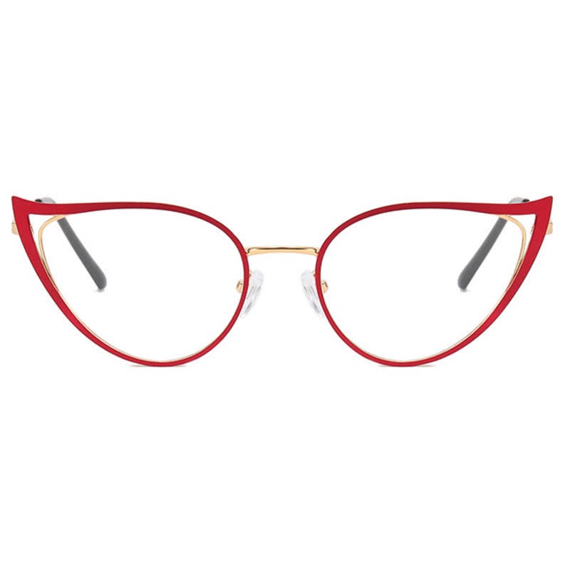 Spykay™ EG26880 Cat-Eye Metal Frame Hollow-out Anti-blue Light Glasses - image 7