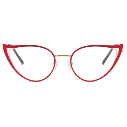 Spykay™ EG26880 Cat-Eye Metal Frame Hollow-out Anti-blue Light Glasses - image 7