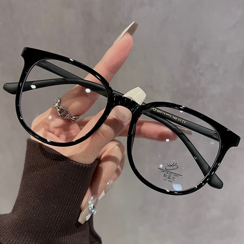 Spykay™ EG26825 Simple Oversized Square Frame Anti-Blue Light Glasses - Black - image 7