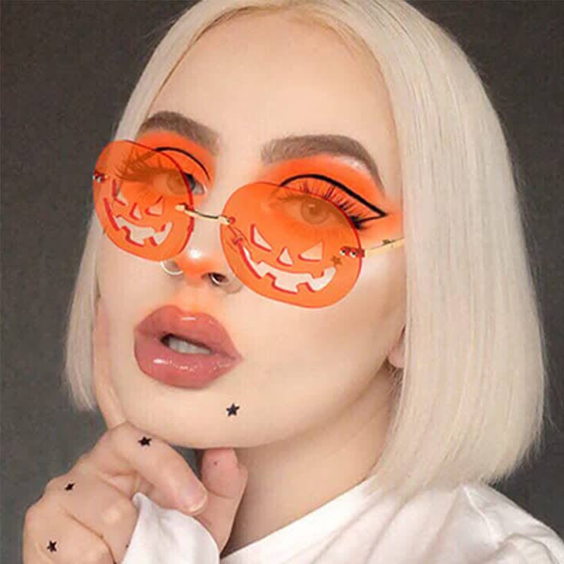 Spykay™ SG60987 Halloween Pumpkin Sunglasses for Women Men - image 7