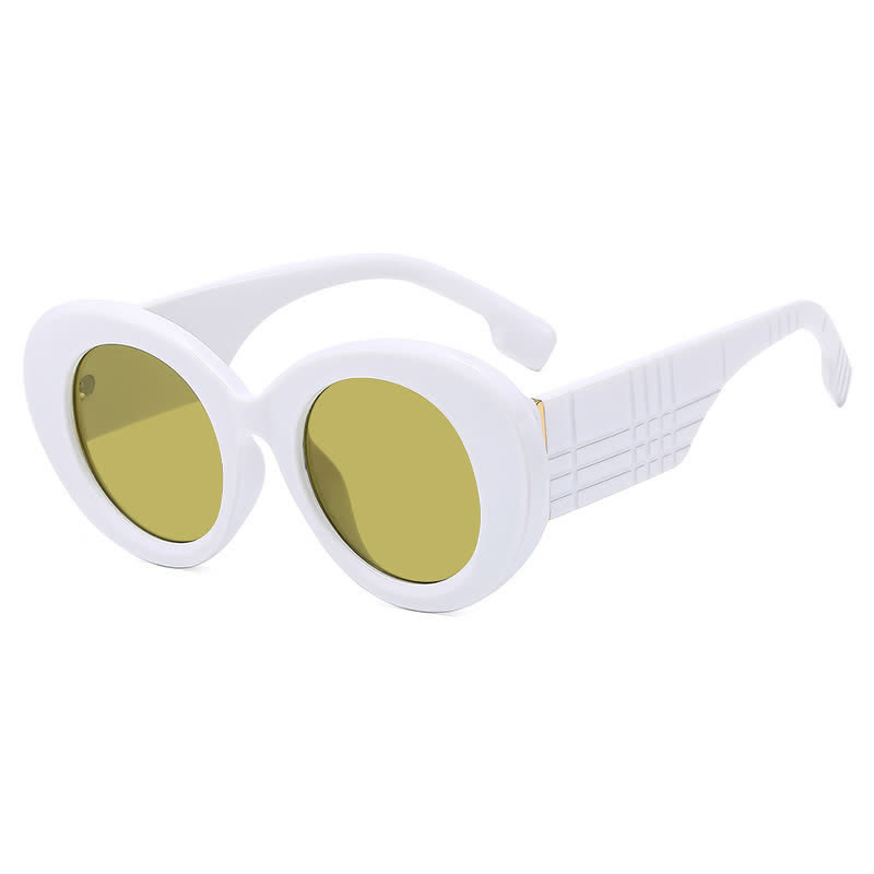 Spykay™ SG60829 Round Thick Frame Hipster Oversized Sunglasses