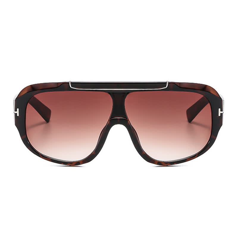 Spykay™ SG60883 'T' Design Oversized Aviator Sunglasses