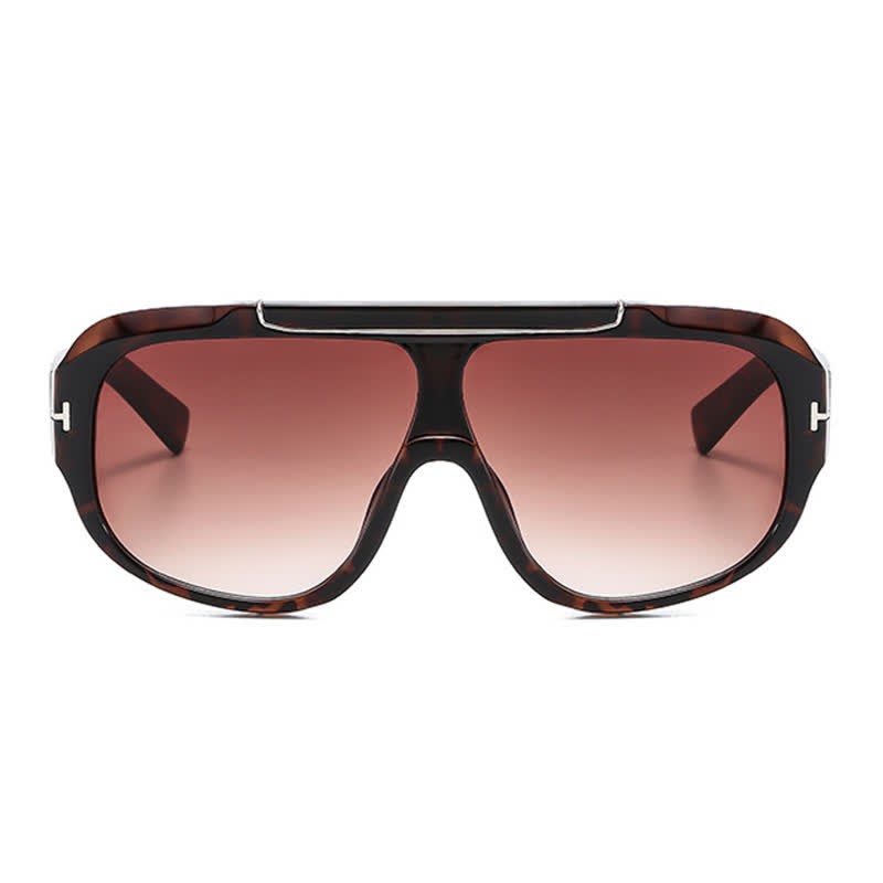 Spykay™ SG60883 'T' Design Oversized Aviator Sunglasses