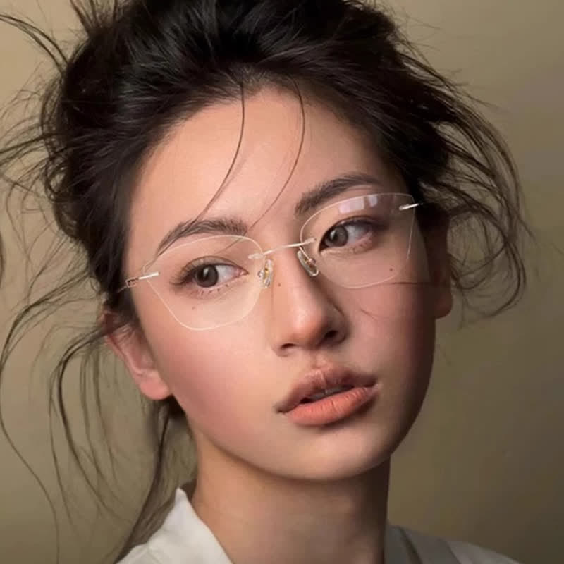 Spykay™ EG26889 Butterfly Titanium Frame Anti-blue Light Rimless Glasses - image 3