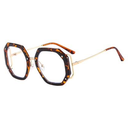 Spykay™ EG26764 Oversized Geometric Frame Anti-blue Light Glasses