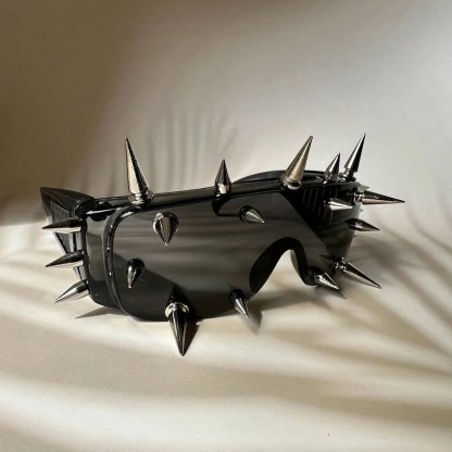 Spykay™ SG60834 Rivet Decor Y2K Cyberpunk Hipster Sunglasses - image 17