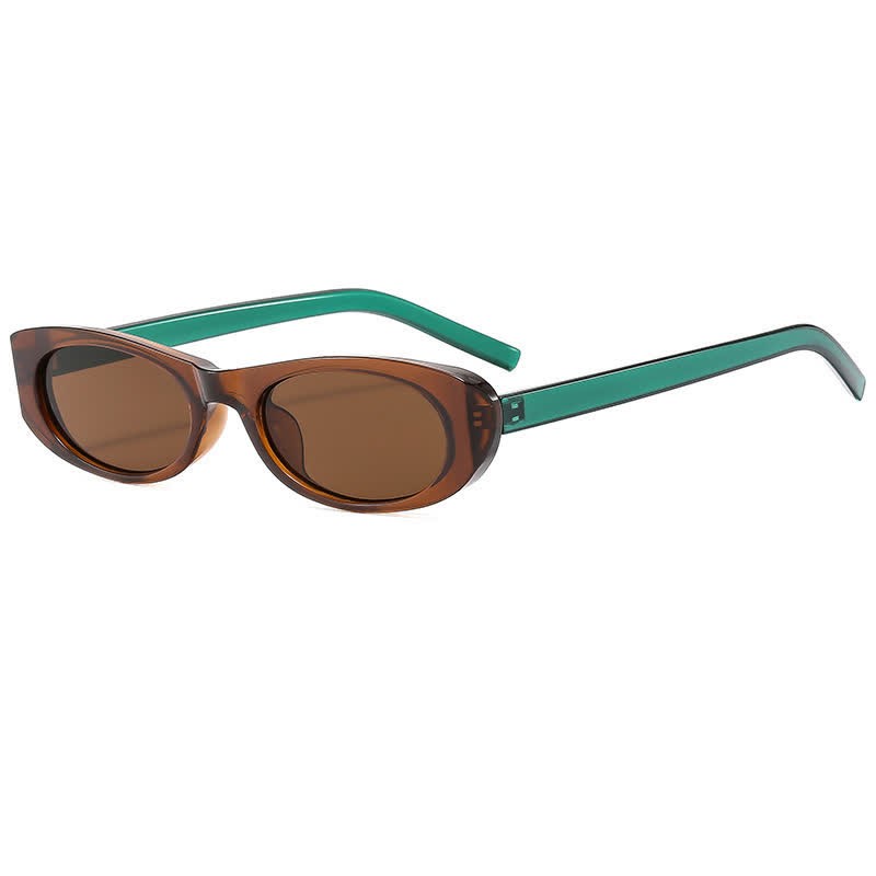 Spykay™ SG60699 Small Oval Frames Cat-Eye Sunglasses - Brown - image 12