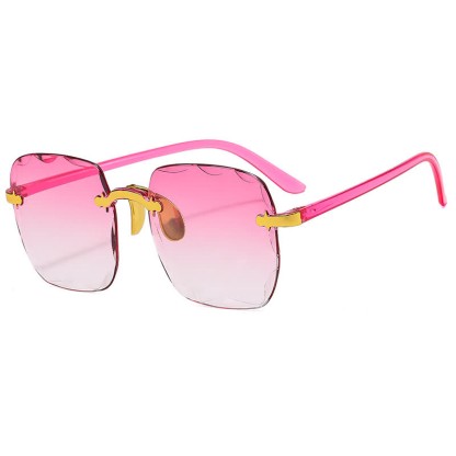 Spykay™ SG61010 Square Frame Oversized Trendy Rimless Sunglasses - image 15