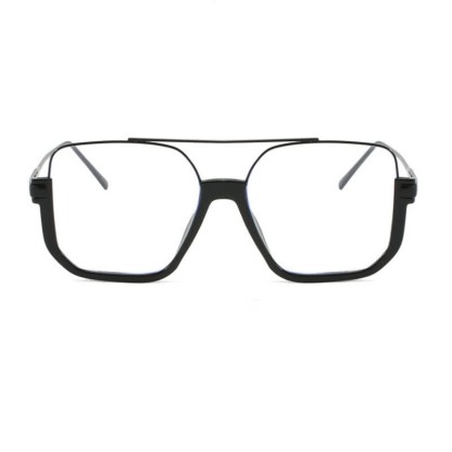 Spykay™ EG60688 Black Unisex Double Bridges Square Frame Semi-Rimless Eyeglasses - image 6